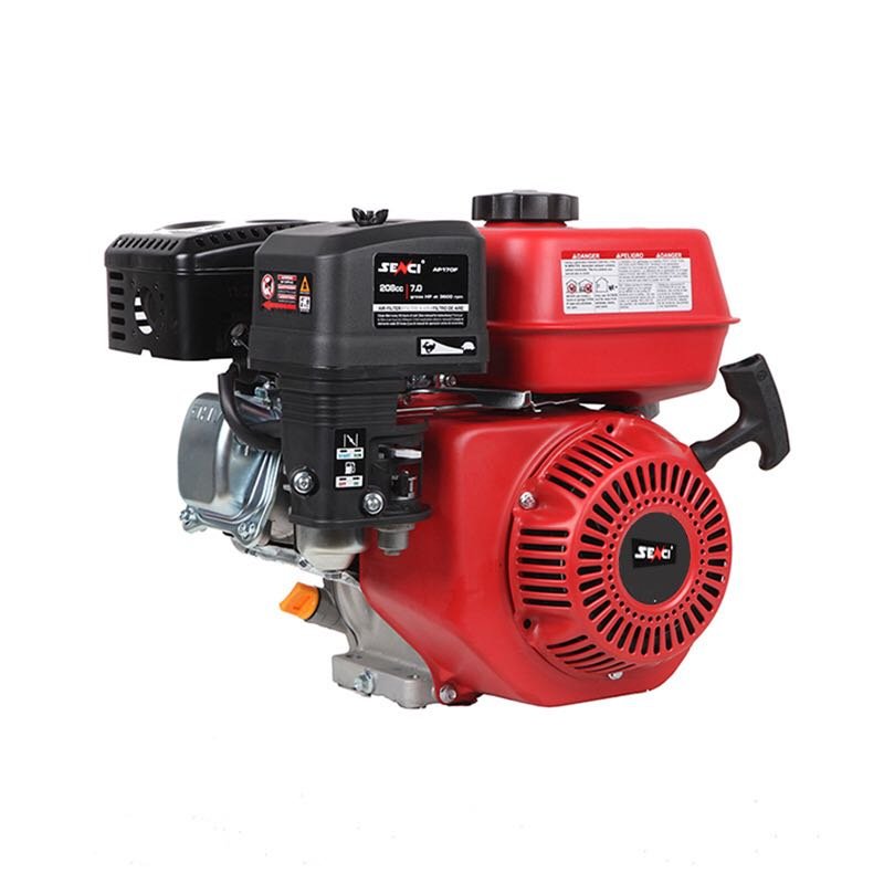 Senci Horizontal Engine Single Cylinder 4 Stroke Forced Cooling OHV Gasoline Engine 9hp 212cc Boat Engine