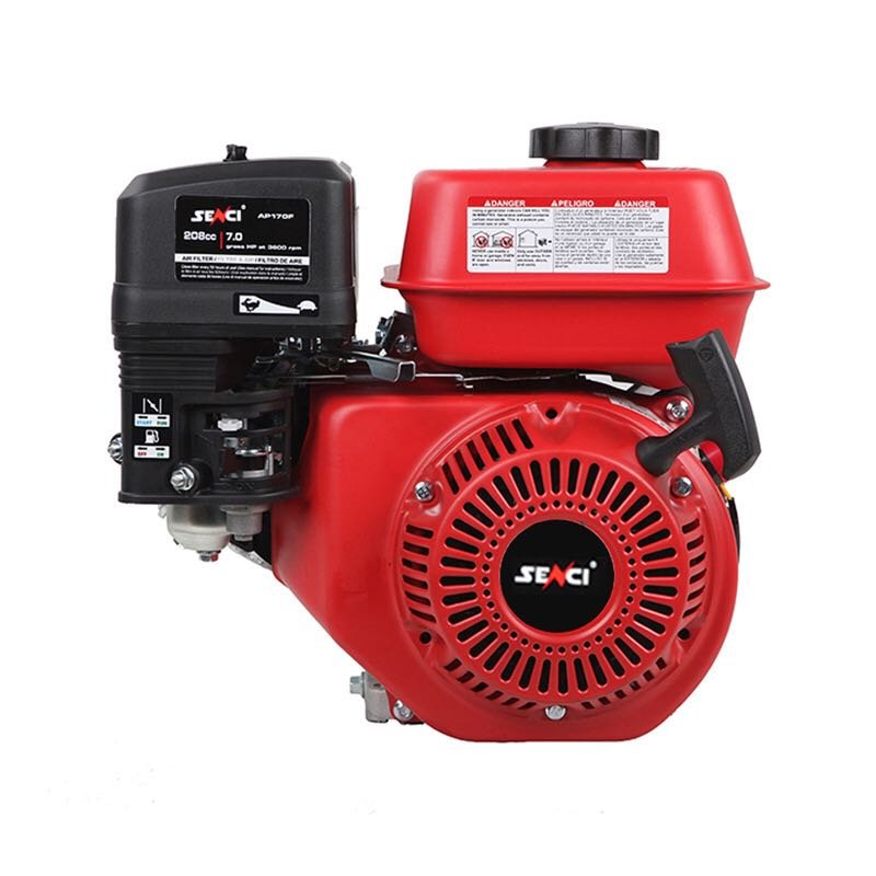 Senci Horizontal Engine Single Cylinder 4 Stroke Forced Cooling OHV Gasoline Engine 9hp 212cc Boat Engine