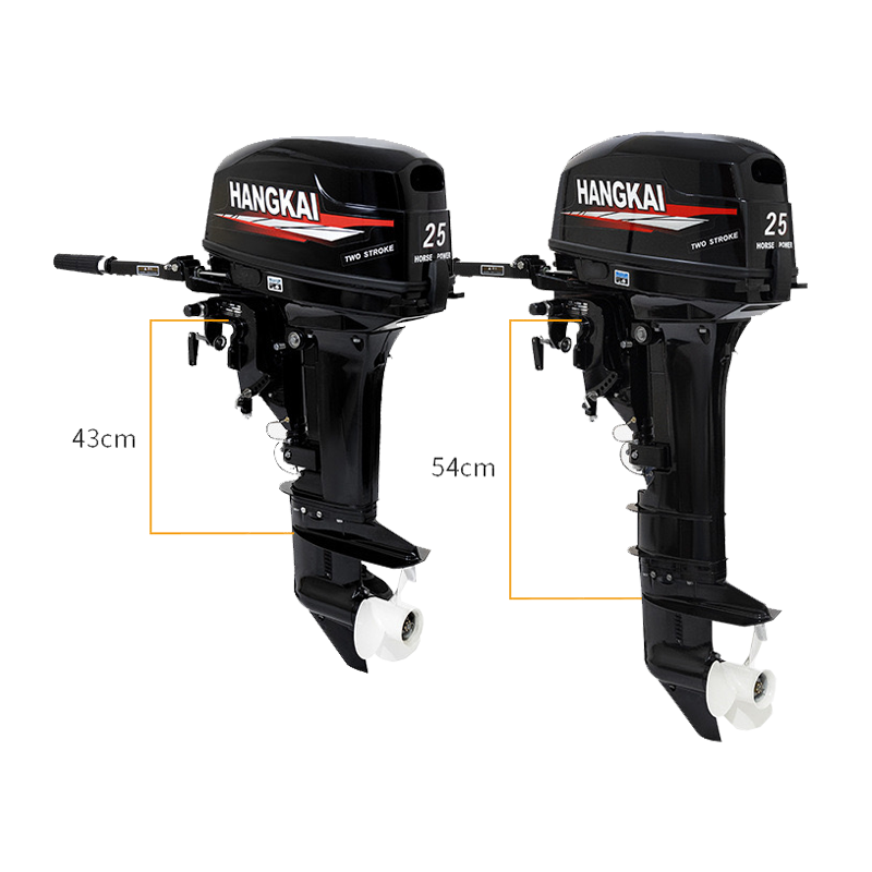 HangKai 25hp Long Outboard Motor 2 Stroke 9.9 Boat Engine Outboard Motor and Boat