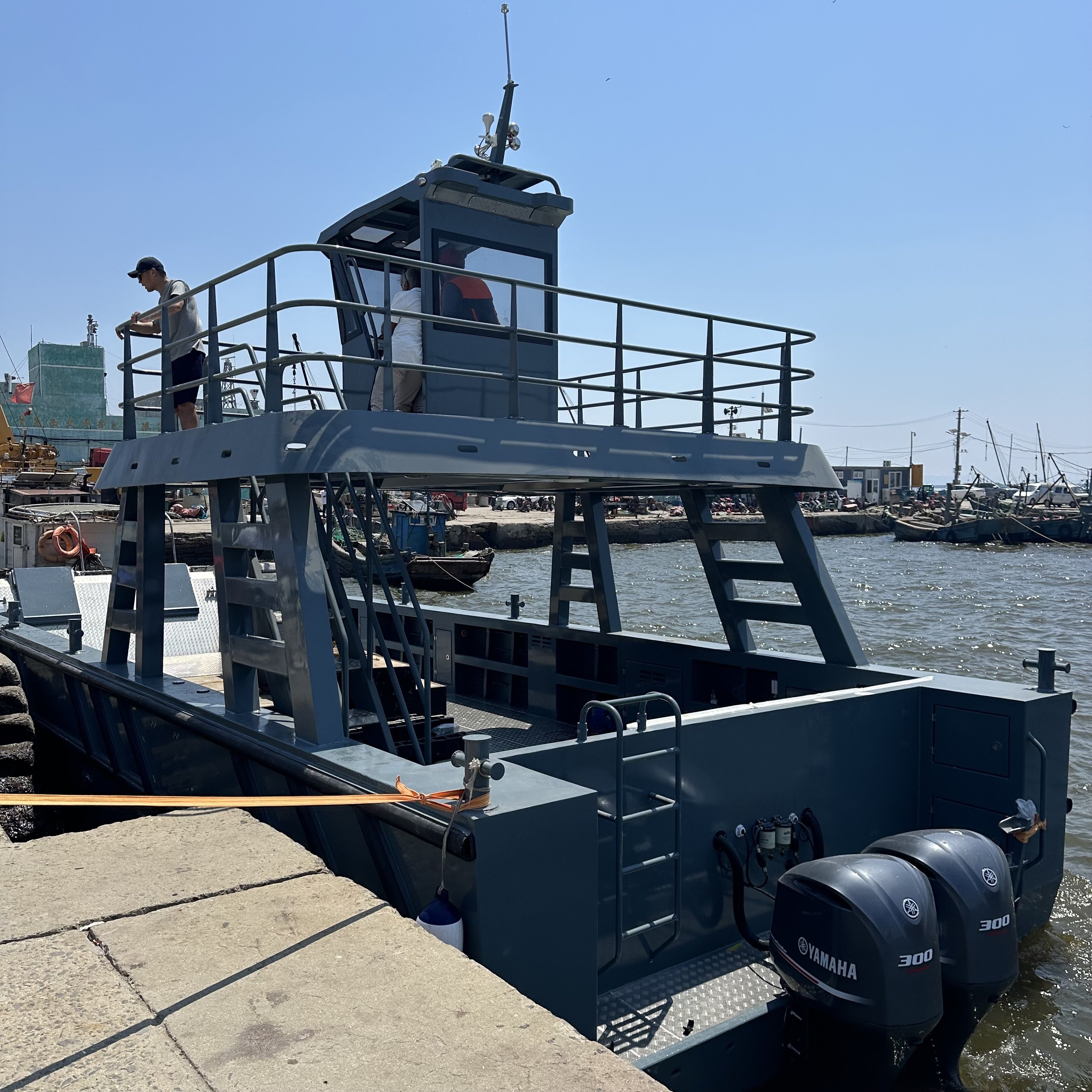 Gospel Boat 14m X 5m LCT Government Use Car Transport 8ton Landing Craft Boat