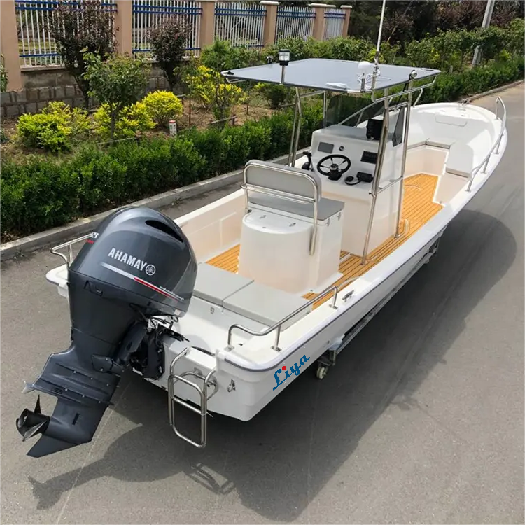 Liya 4m to 8m Fiberglass Speed Fishing Boats Panga Boats Sport Fishing Boat With Engine