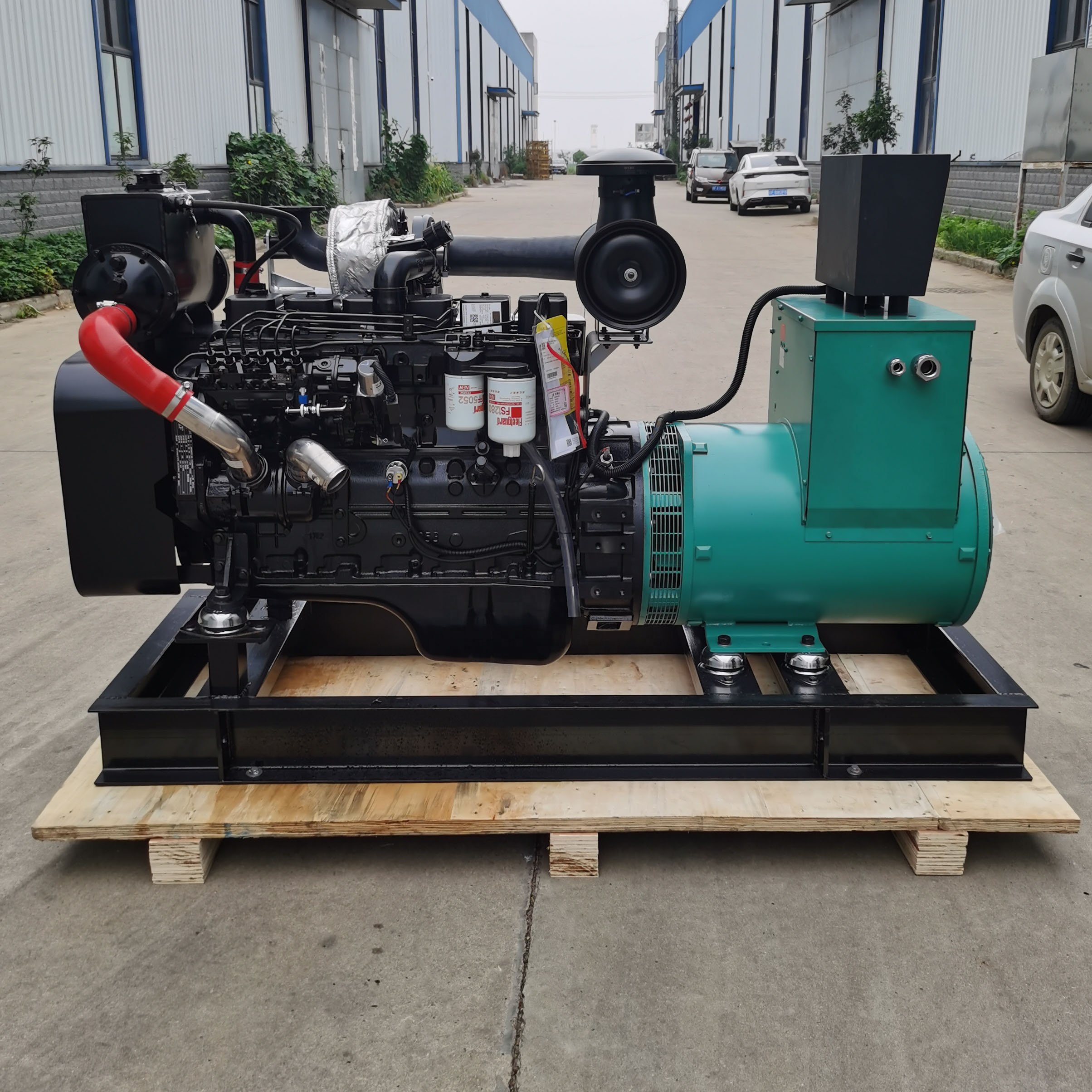 Super Silent 86KW Diesel Generator with 6BT59G1 Standby Power Water Powered Boat Engine Alternator Machinery Engines