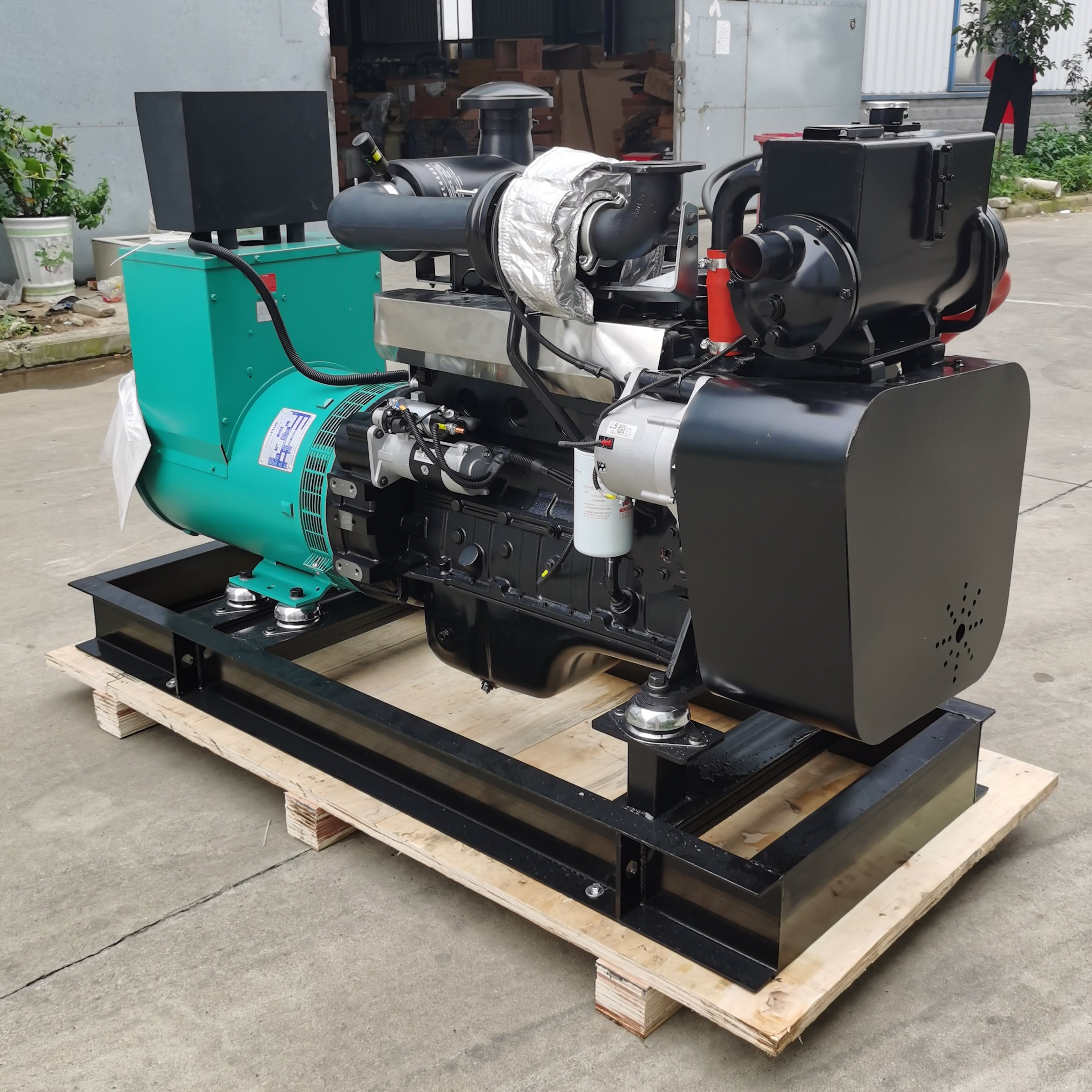 Super Silent 86KW Diesel Generator with 6BT59G1 Standby Power Water Powered Boat Engine Alternator Machinery Engines