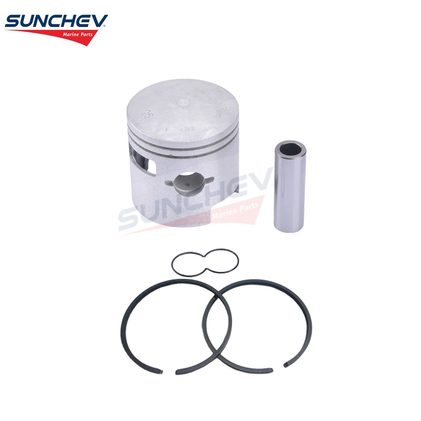61N-11635-00 Boat Engine Motor Piston for Yamaha 30hp Outboard Motor Outboard Engine 61N-11635 61N1163500 0.25MM O/S