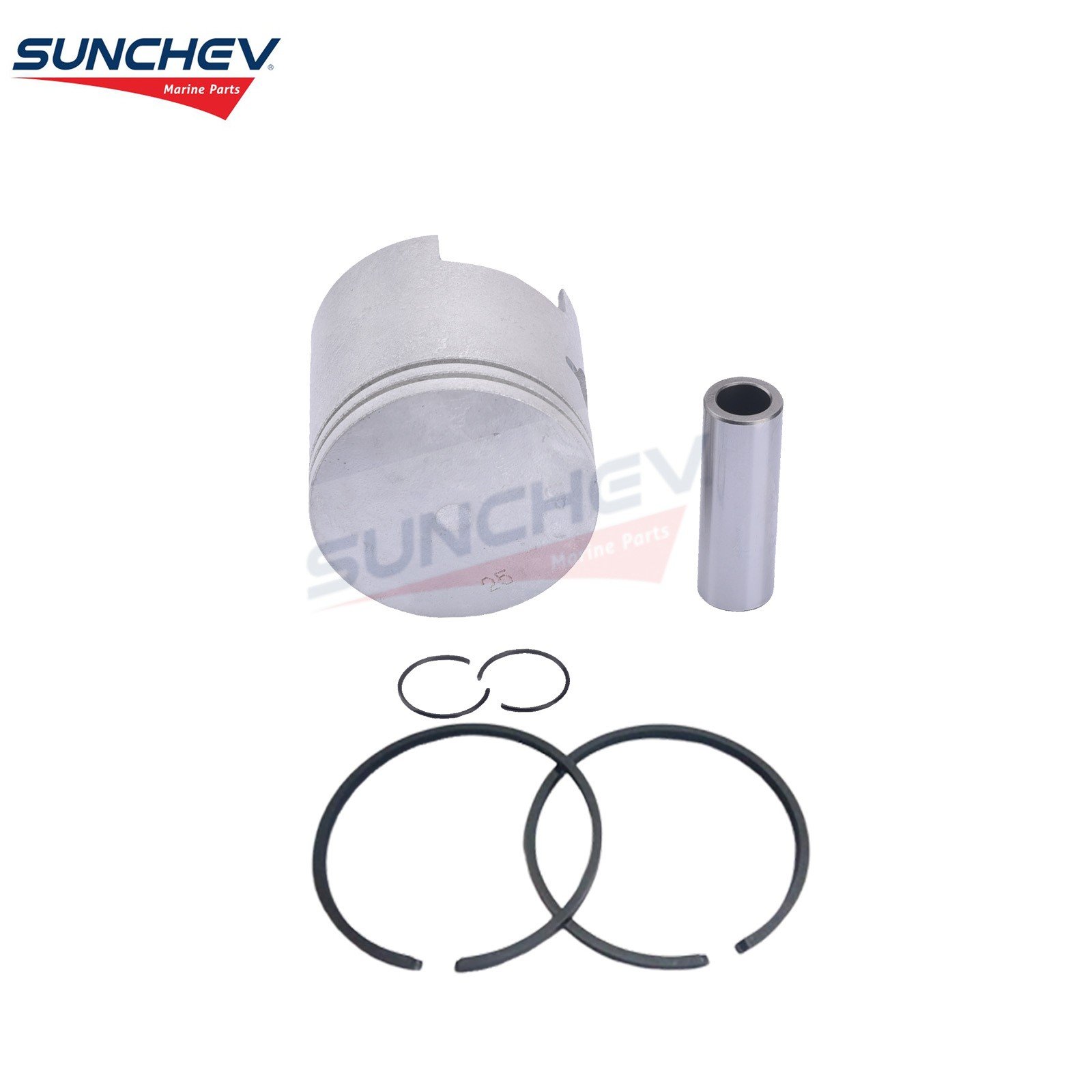 61N-11635-00 Boat Engine Motor Piston for Yamaha 30hp Outboard Motor Outboard Engine 61N-11635 61N1163500 0.25MM O/S