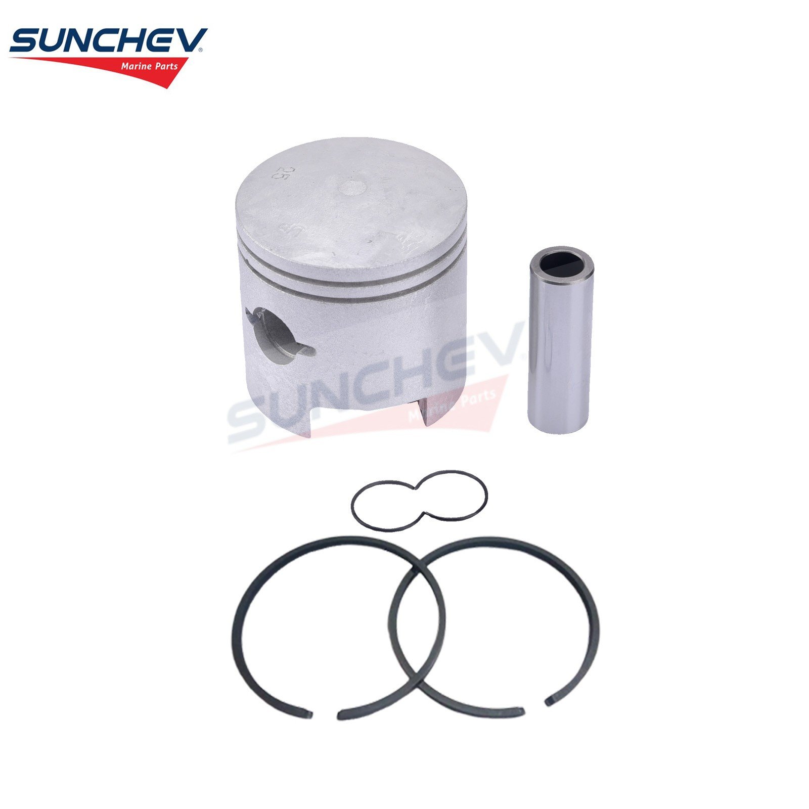 61N-11635-00 Boat Engine Motor Piston for Yamaha 30hp Outboard Motor Outboard Engine 61N-11635 61N1163500 0.25MM O/S
