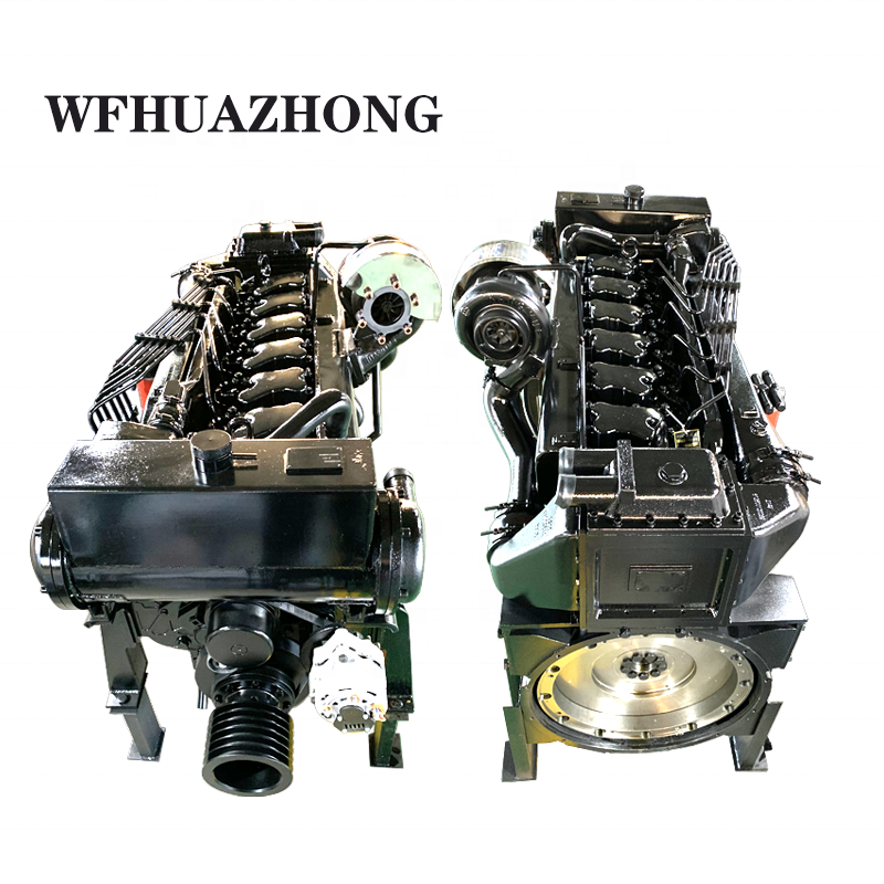 Weichai WD618 WP12 Series 6 Cylinder Marine Engine 300hp 350hp 400hp 295kw Inboard Diesel Jet Boat Motor China