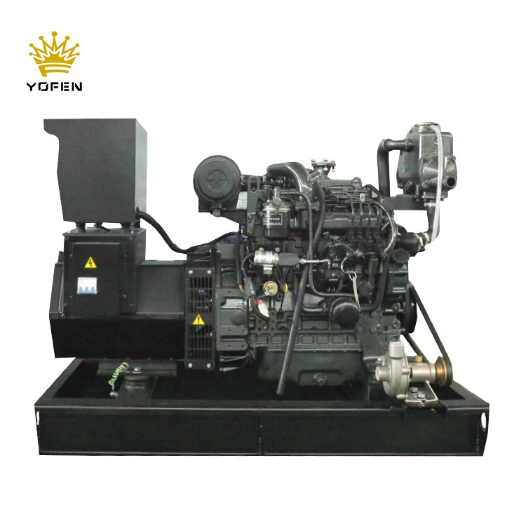 Yanmar 100kva 80kw Seawater Cooled Marine Diesel Generator Set For Boat Use With Famous Yanmar Engine