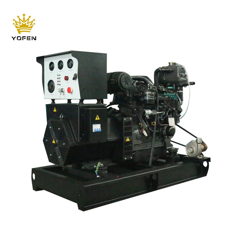 Yanmar 100kva 80kw Seawater Cooled Marine Diesel Generator Set For Boat Use With Famous Yanmar Engine