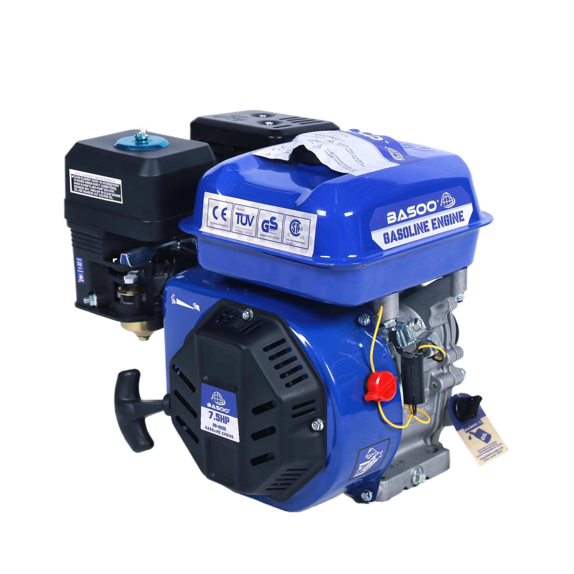 High Speed 3600 RPM 7.5HP 212CC Air Cool 4 Stroke Gasoline Engine For Industrial Use Electric Start For Construction Farming Machinery Engines