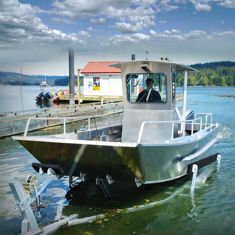 Kinocean Best Large Luxury Jet Landing Craft Fishing Boat Aluminum Landing Craft Barge for Sale