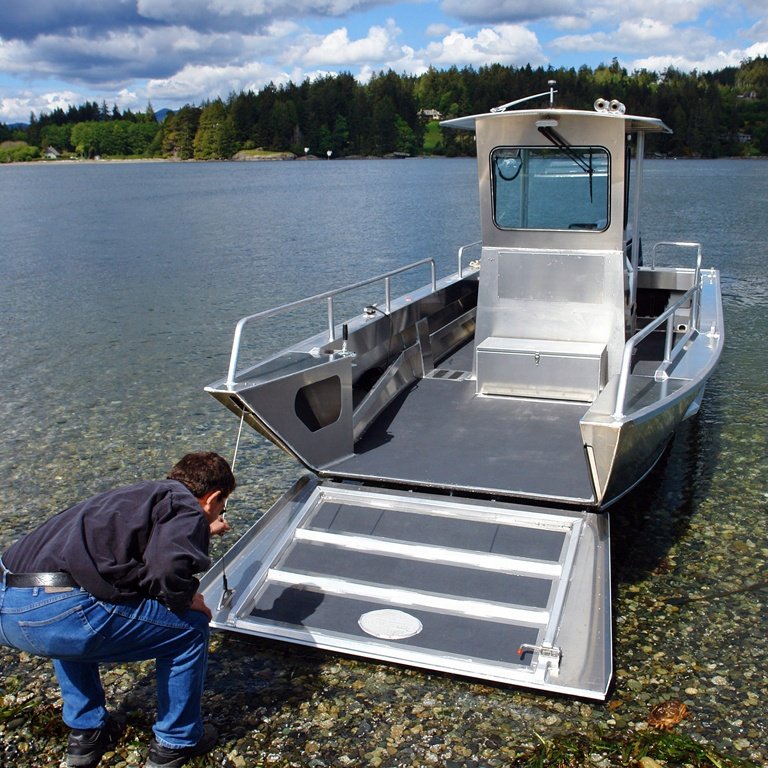 Kinocean Best Large Luxury Jet Landing Craft Fishing Boat Aluminum Landing Craft Barge for Sale
