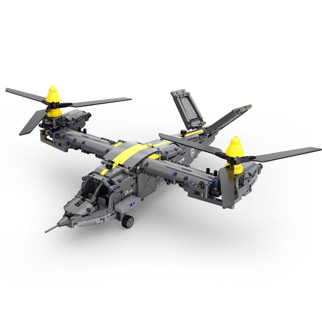 2024 New Cada C61076 Technical V-22 building block set remote control Osprey plane airforce figures bricks rc toys