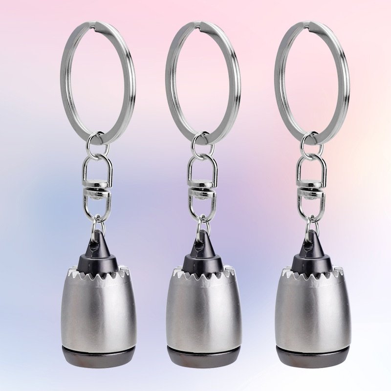 Personalized Airplane Engine Keychain Pendant Metal Alloy Aircraft Peripheral Souvenir And Small Gifts For Airline Publicity