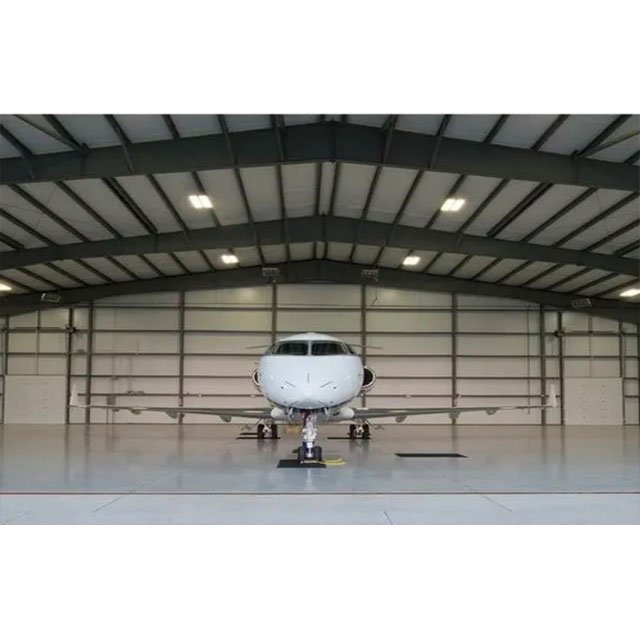 Cheap Industrial Prefabricated Space Saving Custom Steel Structure Metal Frame Helicopter Airplane aircraft Warehouse Hangar