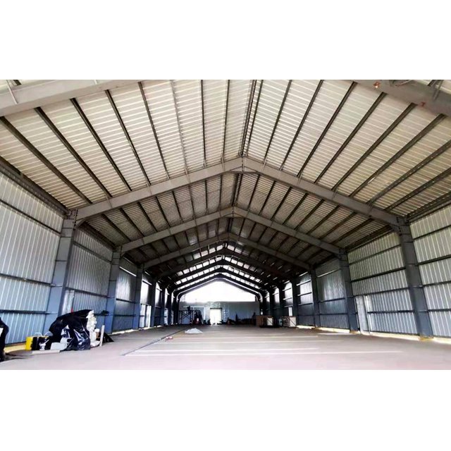 Cheap Industrial Prefabricated Space Saving Custom Steel Structure Metal Frame Helicopter Airplane aircraft Warehouse Hangar