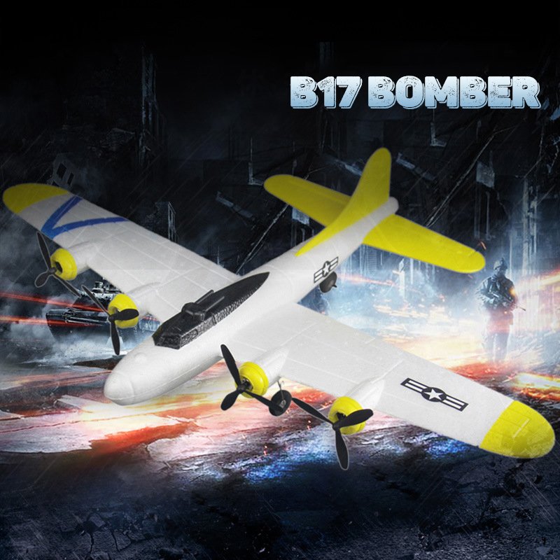 2022 RC Remote Control EPP Aircraft Model Kid Gift Anti-Fall Unbreakable Army Airplane 400mm Wingspan 200m Easy to Fly RC Toy