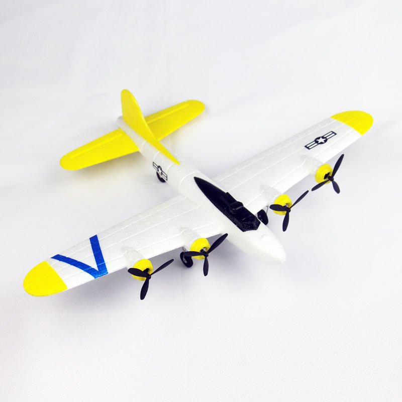 2022 RC Remote Control EPP Aircraft Model Kid Gift Anti-Fall Unbreakable Army Airplane 400mm Wingspan 200m Easy to Fly RC Toy