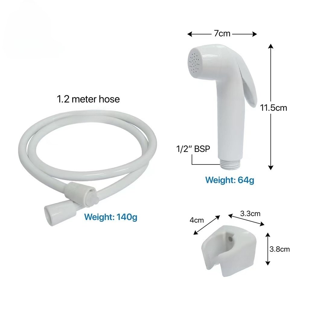 Woman Washer Sprayer Companion Set for Flush Toilet Small Flower Access Tap for Bathroom