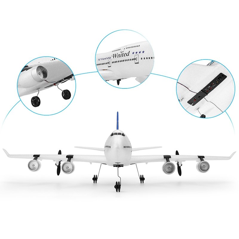 WLtoys A150 Airplane 3CH RC Airplane RC Glider Boeing B747 Model Fixed Wing EPP Remote Control Aircraft Toy XK A150-B747