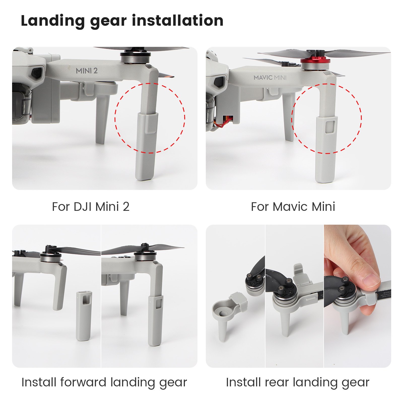 Drone Airdrop System Thrower With Landing Gear Transport Device Wedding Ring Deliver Drone Accessories For DJI Mavic Mini/Mini 2