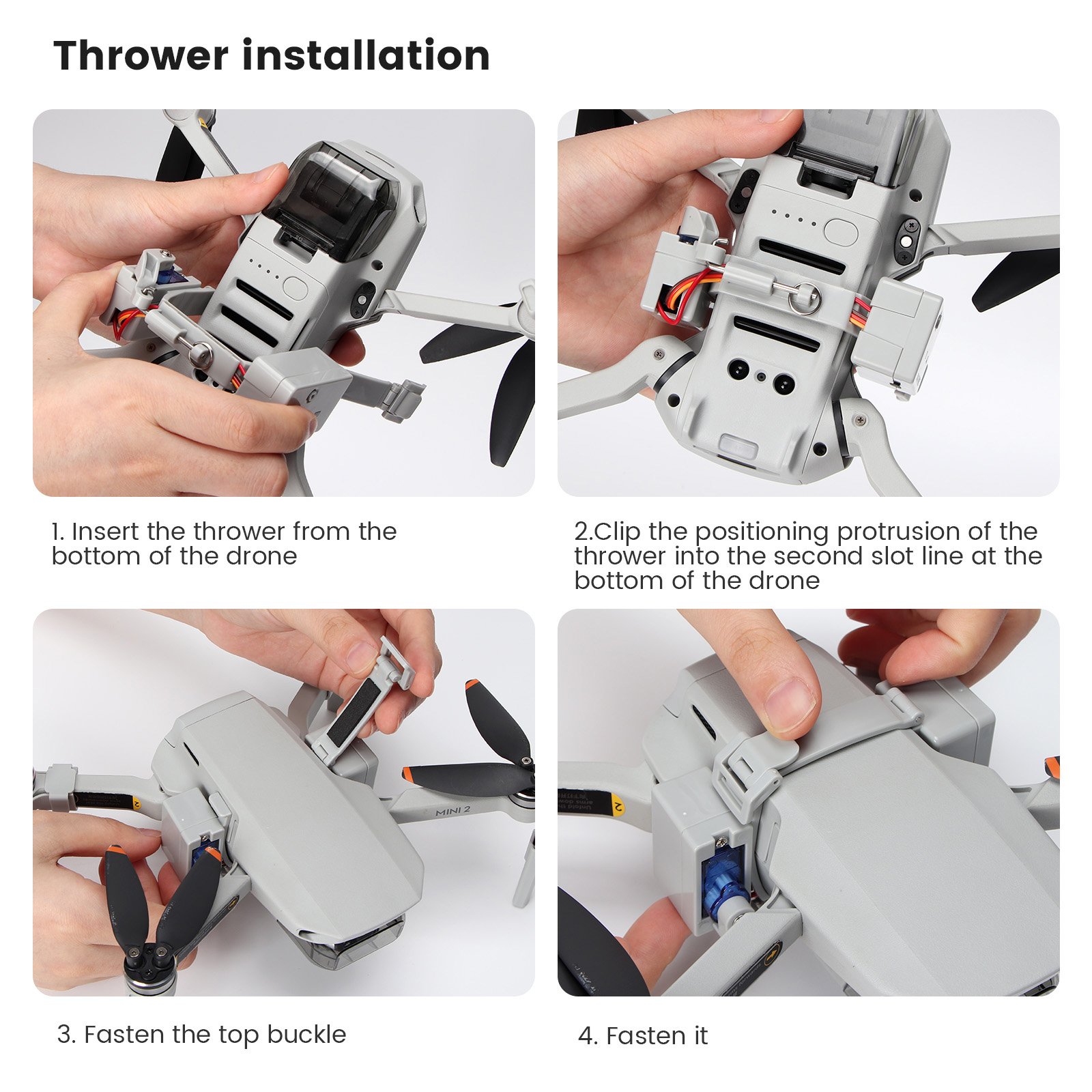 Drone Airdrop System Thrower With Landing Gear Transport Device Wedding Ring Deliver Drone Accessories For DJI Mavic Mini/Mini 2