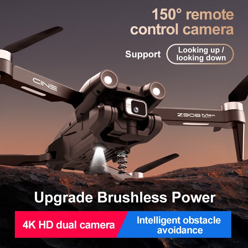 Z908 Pro / MAX Drone Professional 4K HD Camera Mini Dron Optical Flow Localization 3sided Obstacle Avoidance Quadcopter Toy Gift