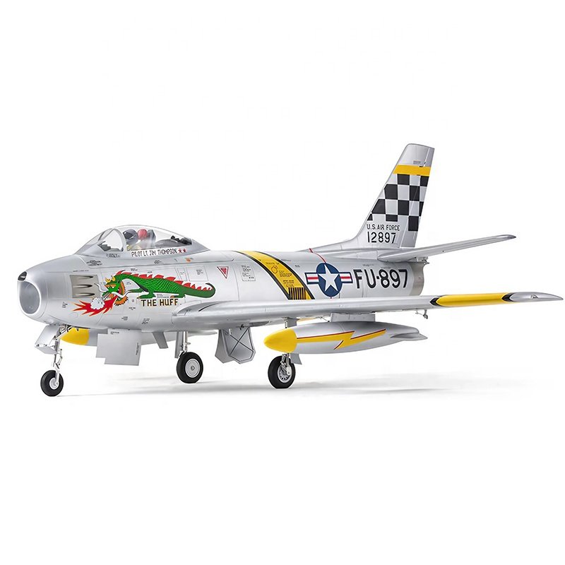 Stock Your Store FMS F-86 Sabre 80mm EDF Jet Model AV8R The Huff PNP Kit Radio Control RC Jet Plane Ideal For Resellers