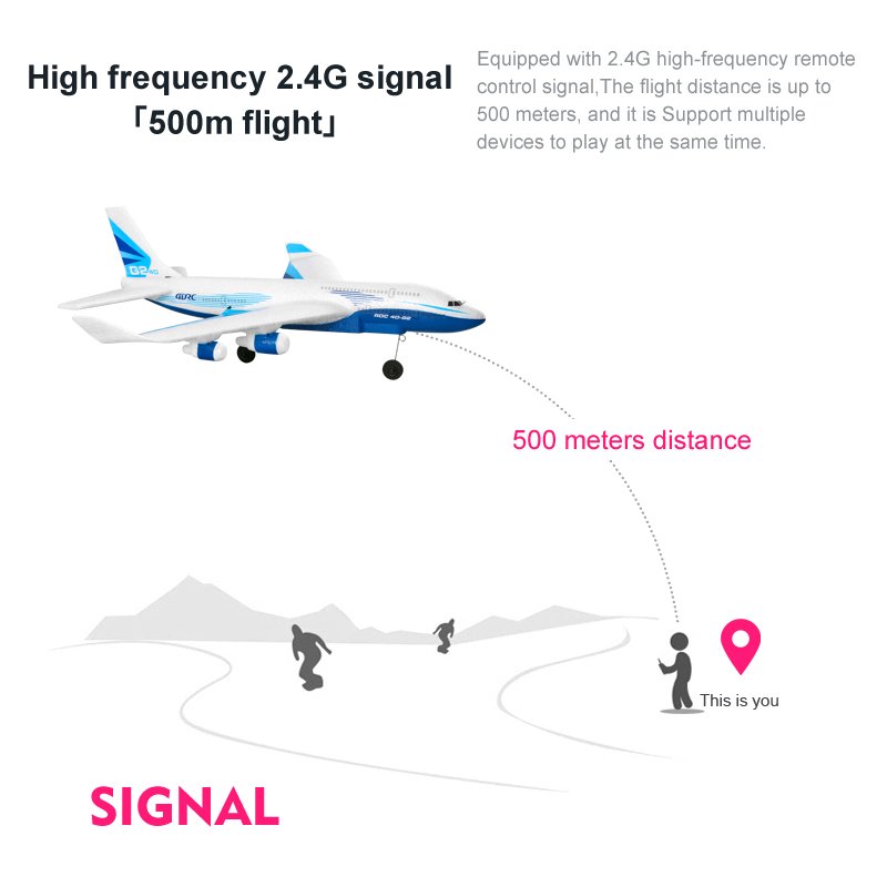 Remote Control Plane G2 Passenger Plane Fixed Wing Glider Airplane Model Children Drone 4k Camera Underwater Drone Lidar Drone