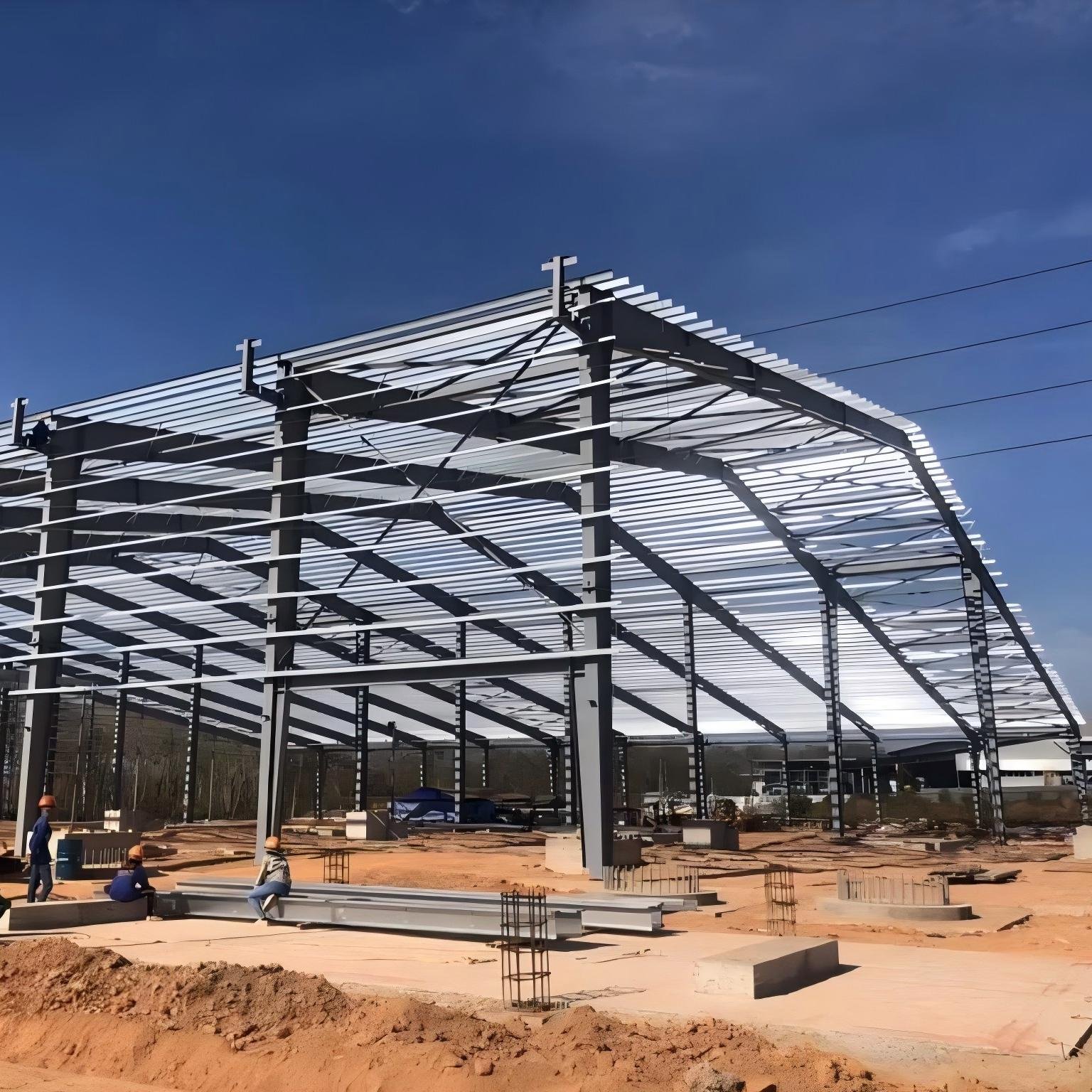 Large-span Space Structures Prefab Metal Airplane Hangar Hall Steel Structure Aircraft Hangar Building