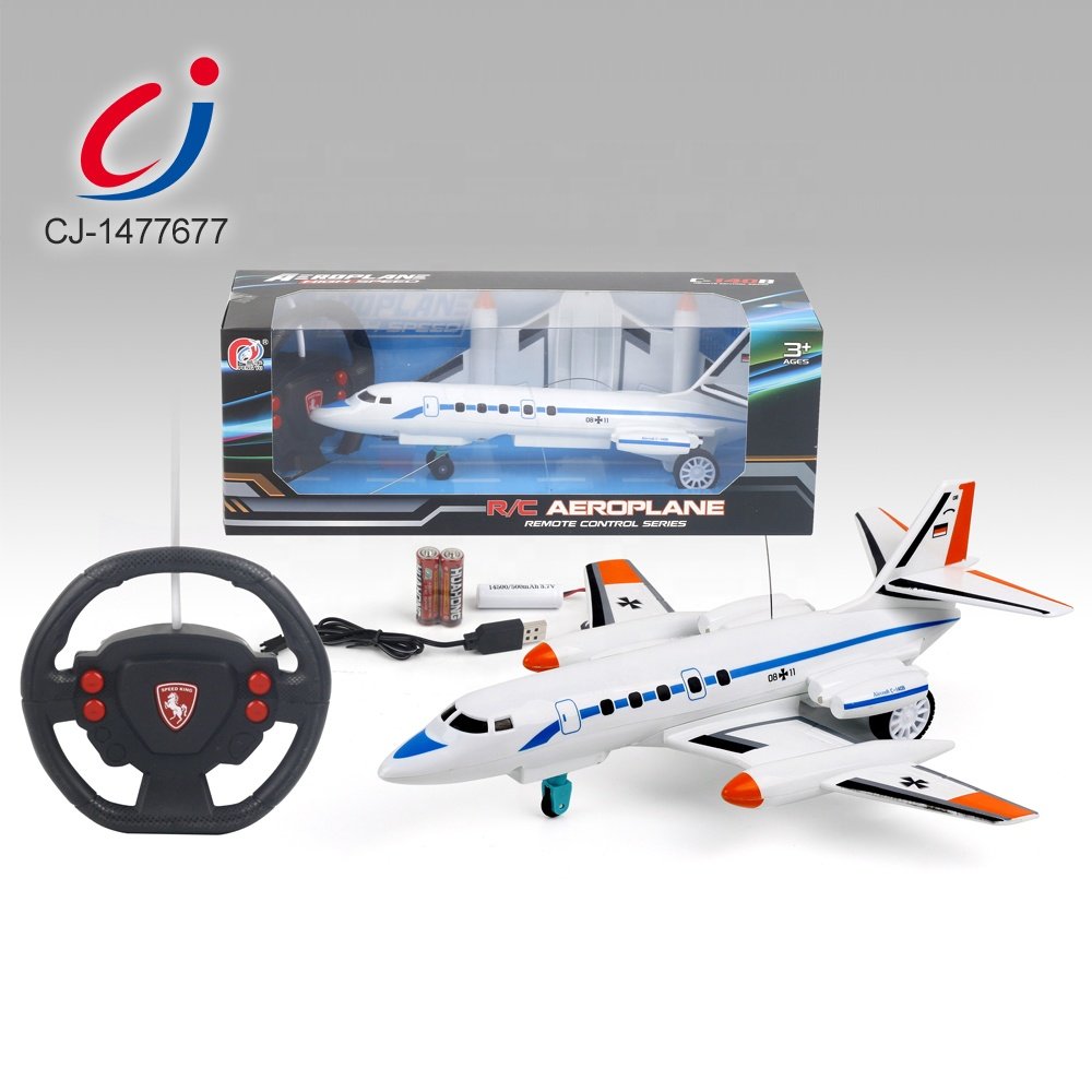 Juguete plastico avion a control remote 4CH aircraft remote control rc plane for kids