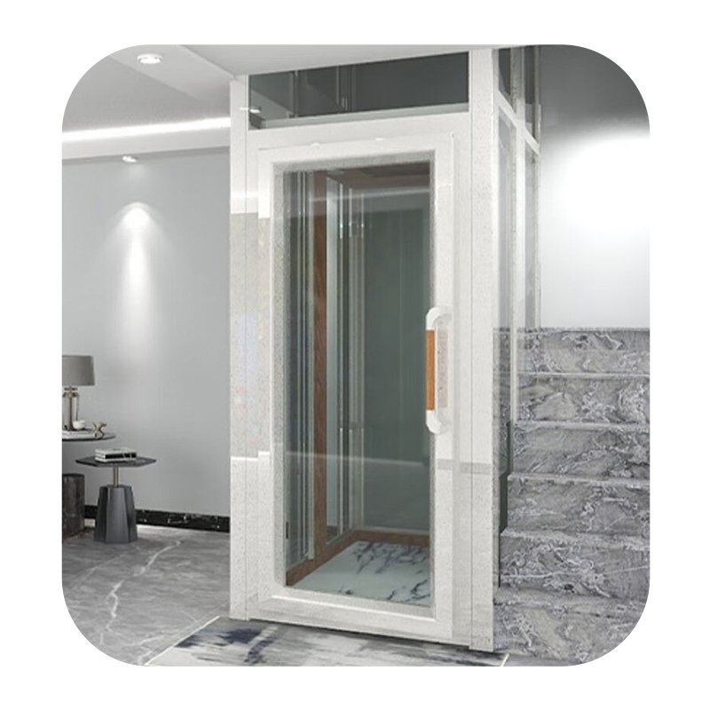 Factory customized hydraulic system private load 400kg noiseless comfortable safe villa private passenger elevator home lift