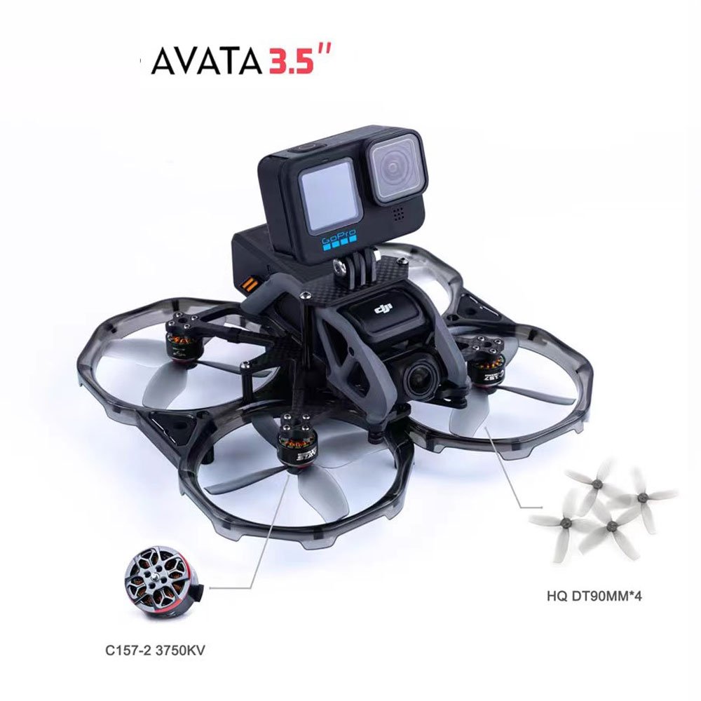 Cheap Factory Price Upgrade 3.5" Fpv Drone Cinewhoop Frame Kit For Rc Fpv Freestyle Axis Avata3.5