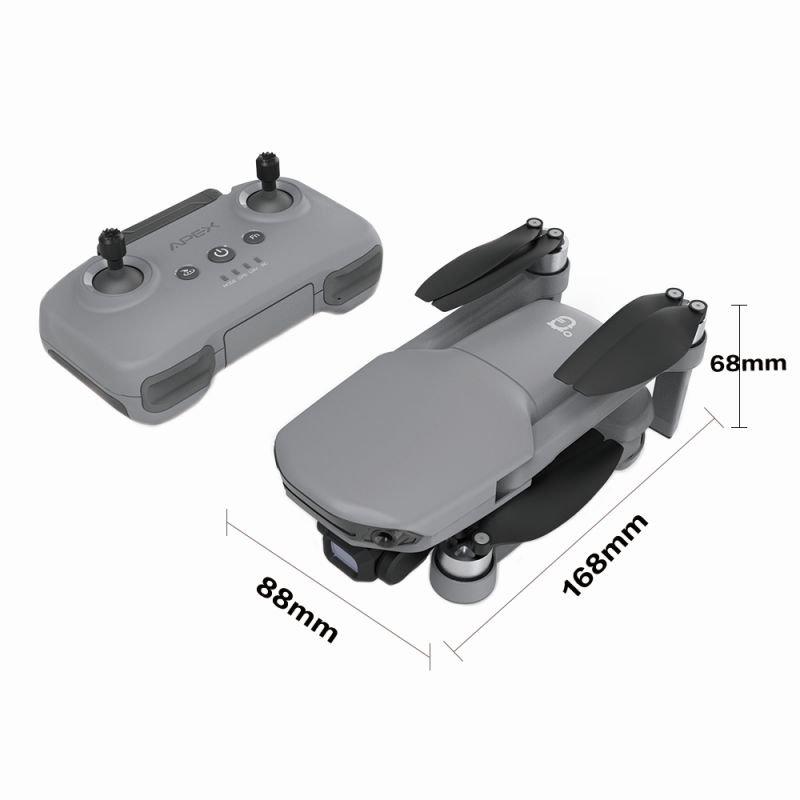 X-268 High Quality Foldable WiFi 6.0 FPV GPS Drone With Camera And 3-axis 4K Camera, 30 Minutes
