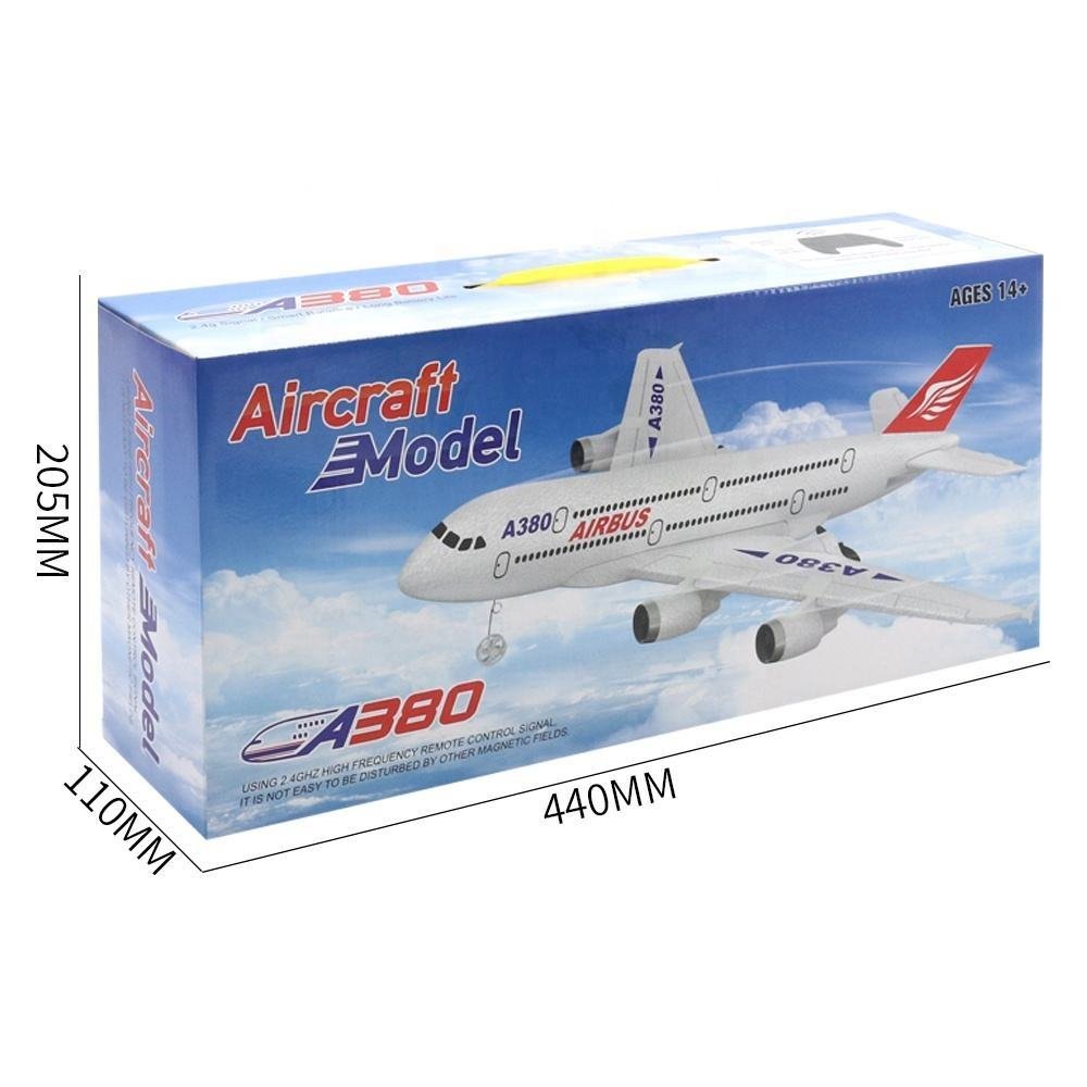 A380 remote control aircraft foam model of civil aviation airliner fixed wing glider model
