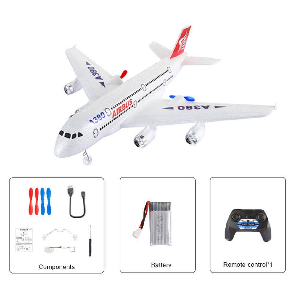 A380 remote control aircraft foam model of civil aviation airliner fixed wing glider model