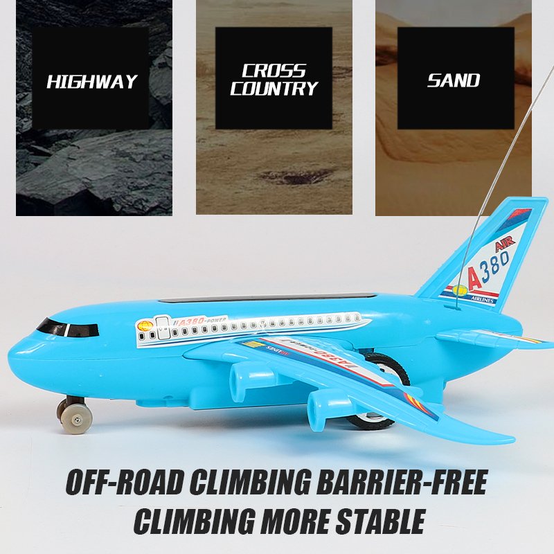 LONGXI RC plane Remote control aircraft children A380 2CH remote control airliner 1:18 model airbus toys for kid