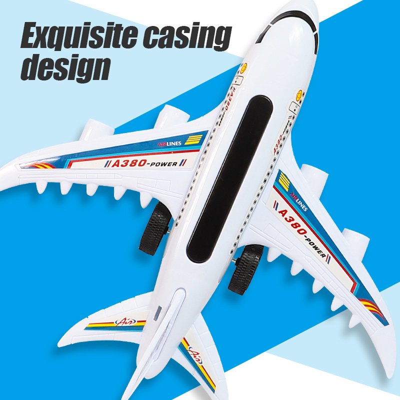 LONGXI RC plane Remote control aircraft children A380 2CH remote control airliner 1:18 model airbus toys for kid