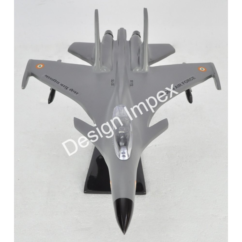 Best Selling Indian Aircraft Model Cast Aluminium Good Quality SU 30 With Cockpit 3 Metal Airplane Models For table Decors