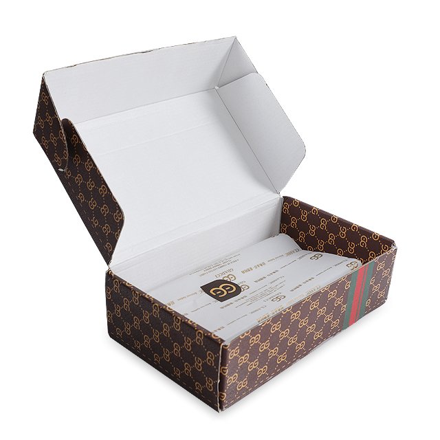Custom logo packaging luxury foldable ribbon clothes paper gift box packaging box airplane box