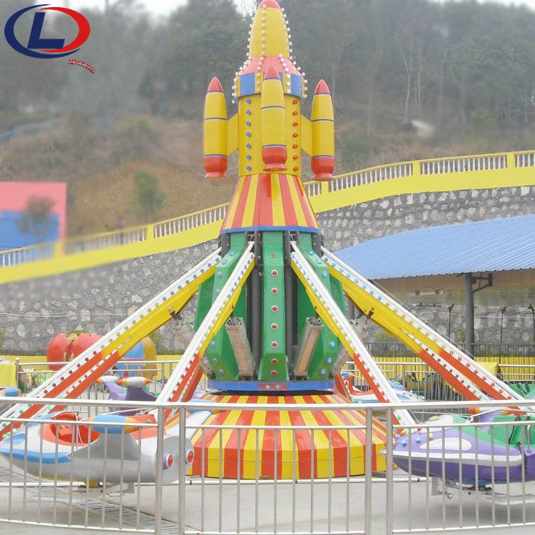 Funny And Exciting Outdoor Amusement Park Airplane Rides Kids 16 Seats Self-control Plane For Sale