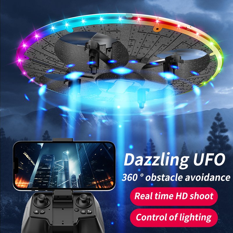Mini Drone 4K 360 Degrees Rolling Stunt Aerial Drone Photography Throwing Aircraft Foldable Quadcopter RC Flying UFO Toys