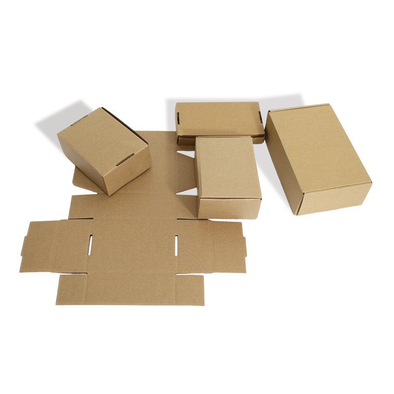 Custom Logo Corrugated Packaging Carton Rigid Boxes Kraft Mailer Shipping Paper Boxes Recycled Cheap Shipping box
