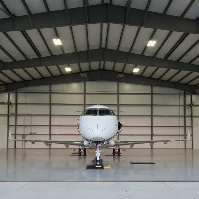 Modern Design Prefabricated Building Modular Steel Structure Aircraft Hangar For Airplane
