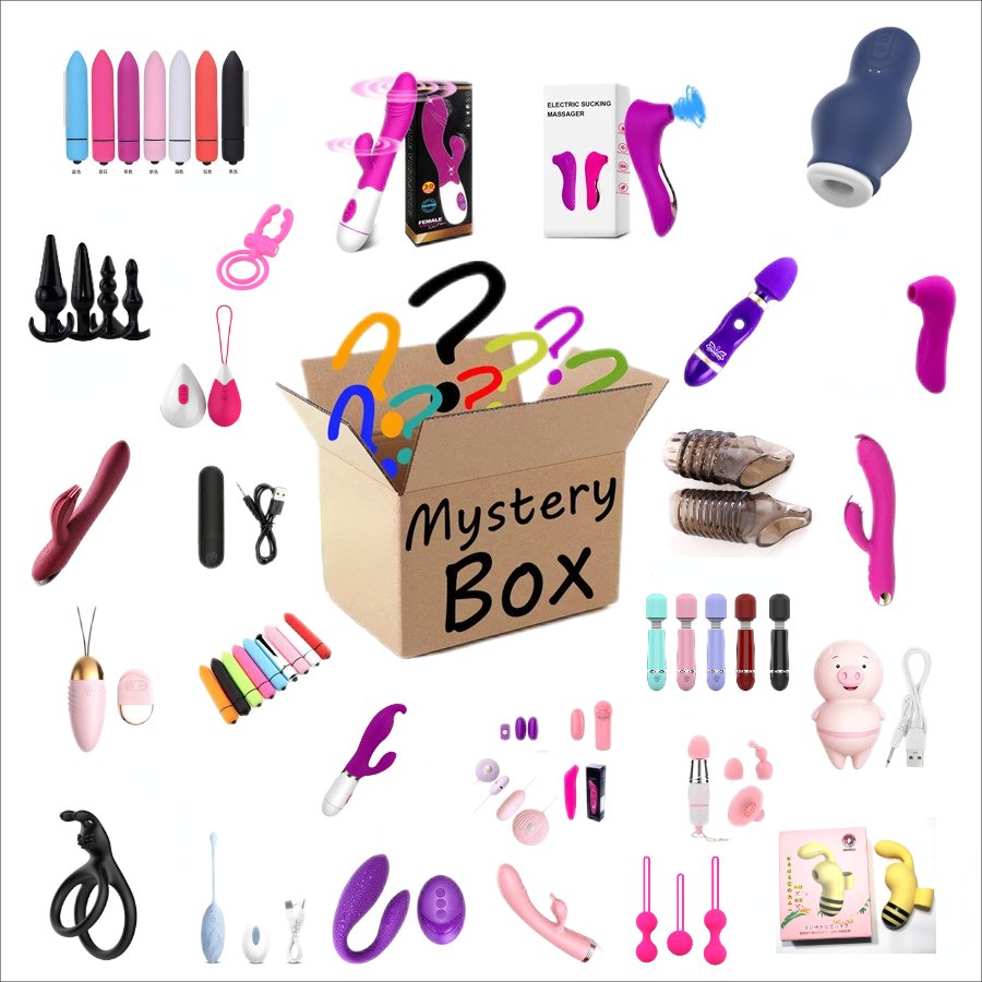 Deluxe Mystery Box Packed with Sex Toys, Aircraft Cup, and More - Elevate Your Pleasure Experience!