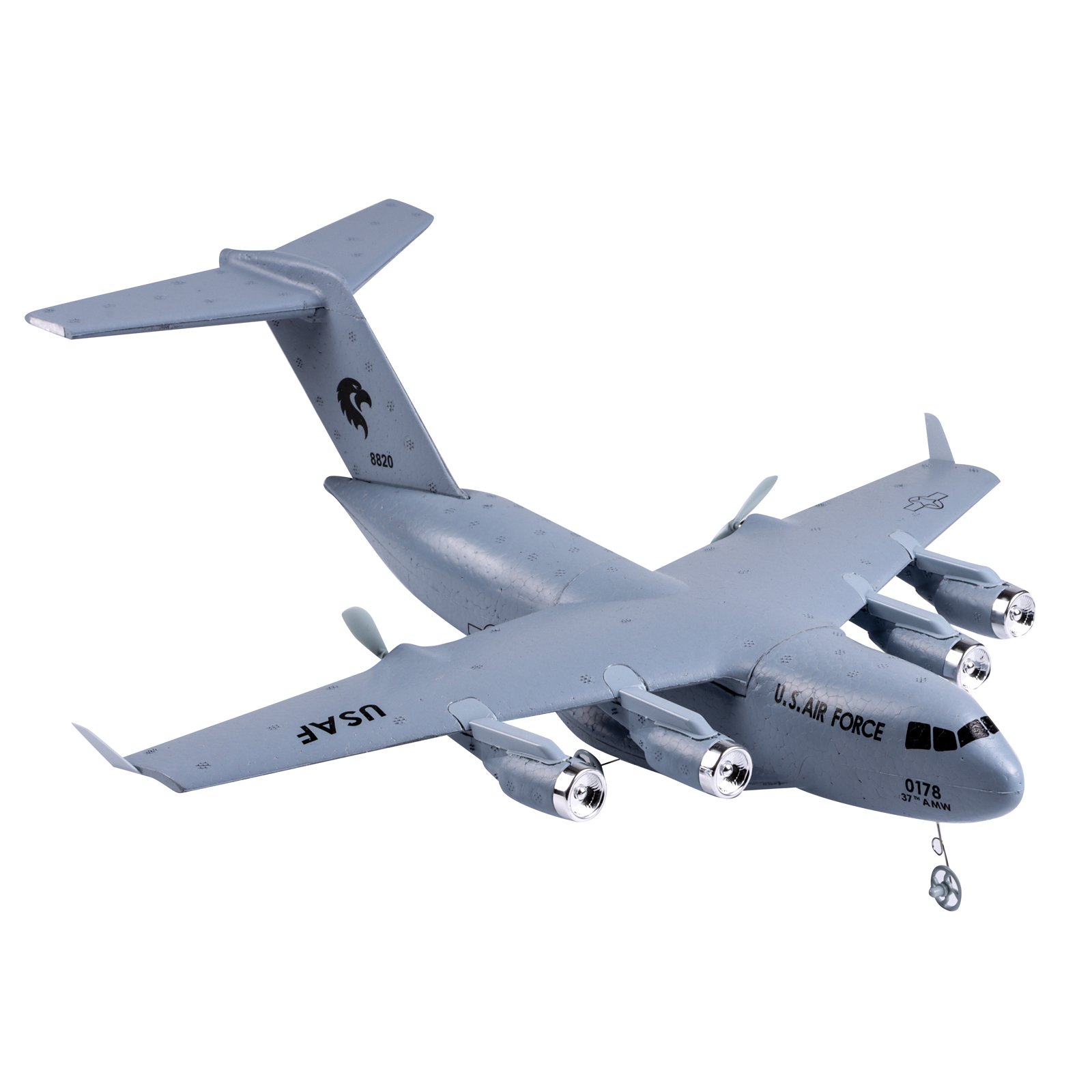 2.4Ghz RC Plane Toys U.S.A C17 Transport Aircrafts Gliders Remote Control EPP Plane RC Fixed-Wing Toys For Kids Birthday Gifts