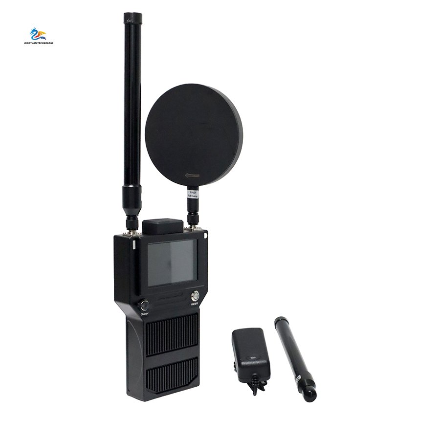 BaiFang HandHeld Detector 1.5 2km Range 3 Channel 400 Mhz 1.5 Ghz 2.5 Ghz 5.9Ghz Counter UAV FPV Drone Signal Disruptor Portable