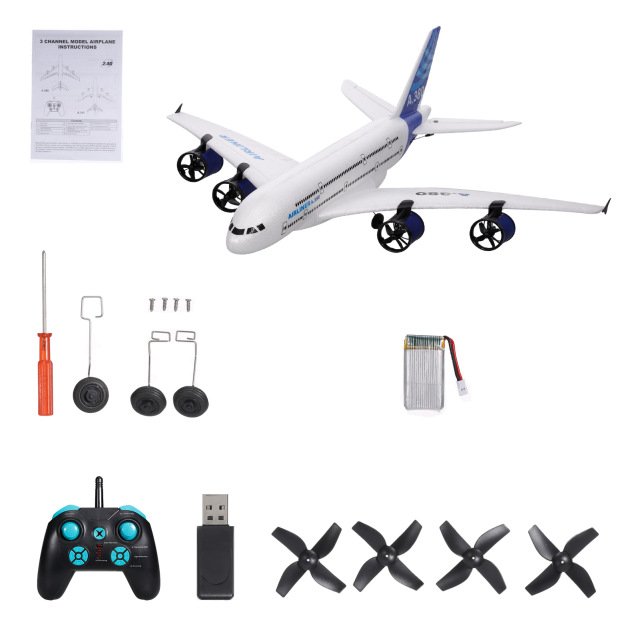 Hot gyro RC plane toys Airbus A380 airplane toys 2.4G RC airplane Fixed Wing Plane Outdoor toys Drone P520