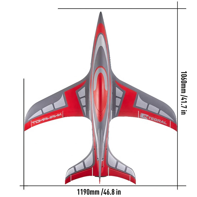 FMS EDF Radio Control Jet Plane 80mm Integral Speedster Futuristic Radio Control Flying Model PNP