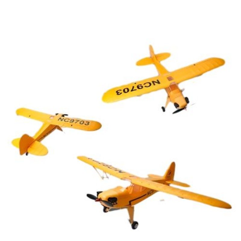 Wholesale Aircraft J3 Glider Model Brushless Motor Large Drone Aircraft FighterRC AirplanesToys